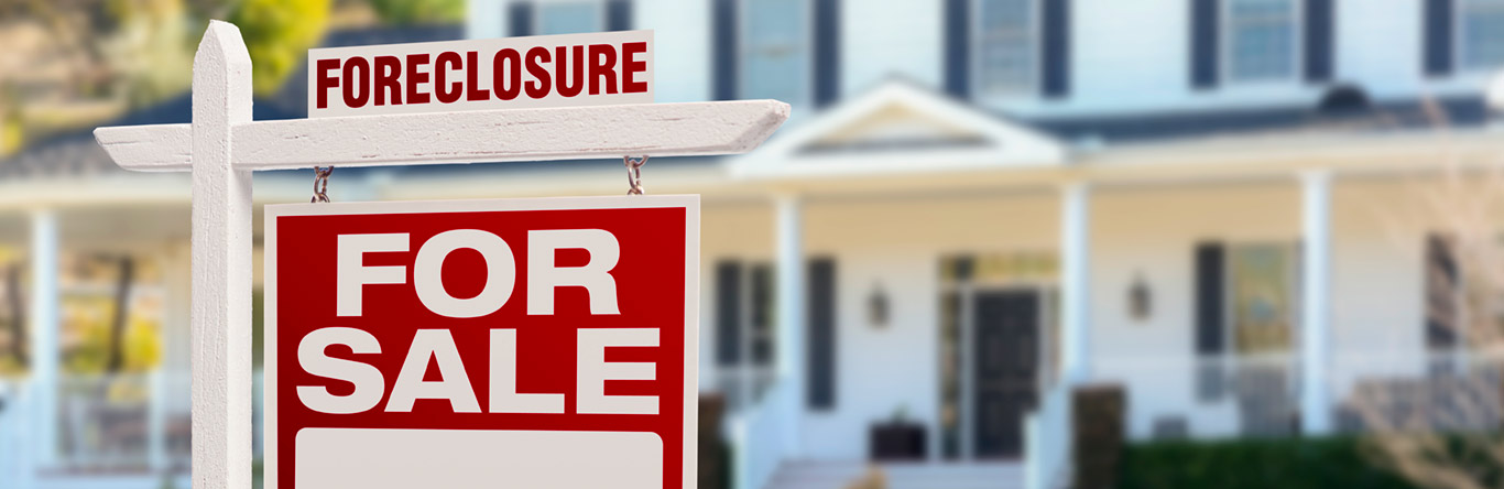 foreclosure for sale sign